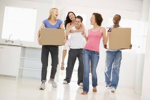 Professional furniture removals in Mileend with a moving van and protected household items