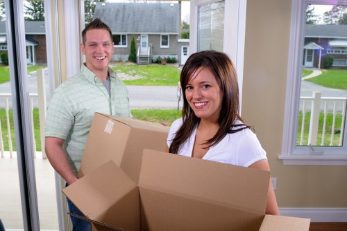 Professional office relocation services in Mileend with organized packing and moving support