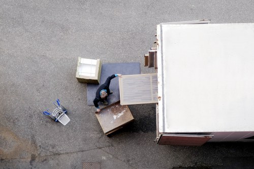 House removalists loading furniture in Mileend