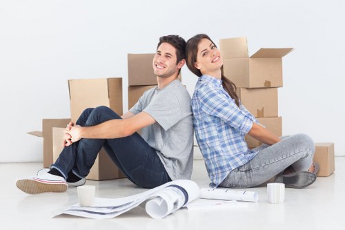 Professional moving truck loading and transport in Mile End