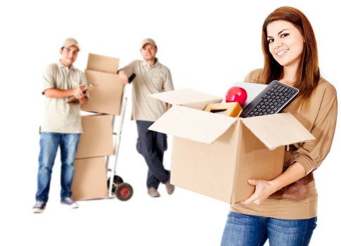 Planned office move in Mileend showing labeled boxes and workspace setup preparation