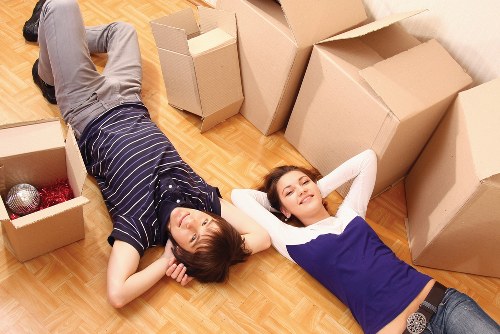 Organized storage space in Mileend for boxes and furniture