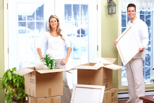 Residential furniture removal in a Mile End apartment building